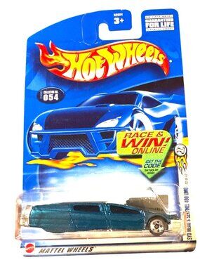 2/$12 Vintage Die Cast Hot Wheels #054 Blue Metallic SYD Meads Sentinel 400 Limo